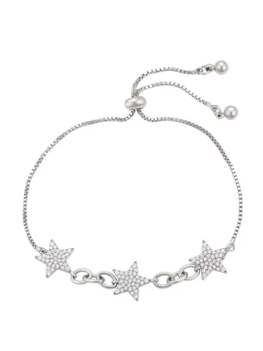 Foto van product faina Armband zilver / transparant