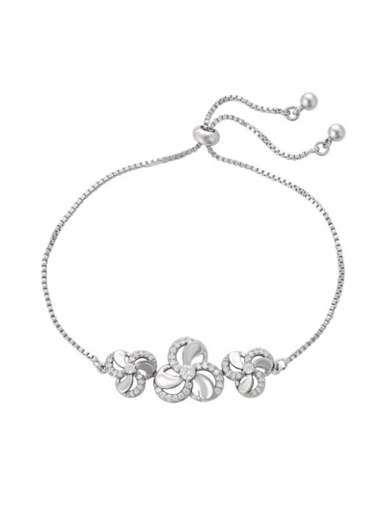 Foto van product faina Armband zilver / transparant