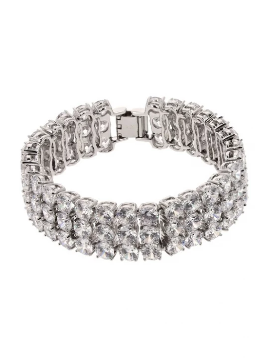 Foto van product NAEMI Armband zilver / transparant