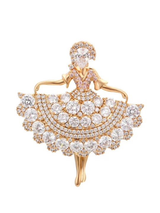 Foto van product NAEMI Broche goud / rose-goud