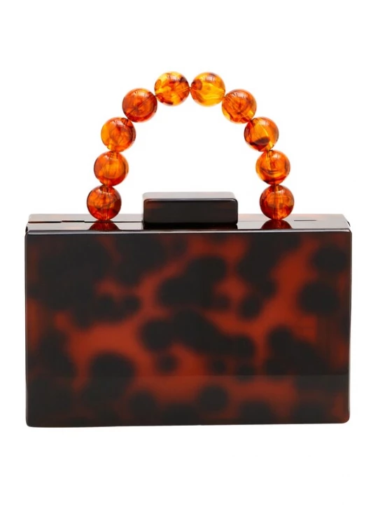 Foto van product NAEMI Handtas cognac / donkerbruin / goud