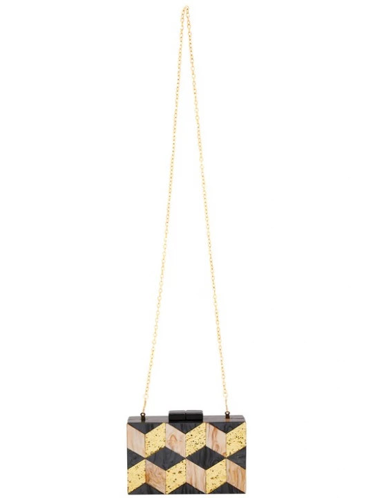 Foto van product NAEMI Clutch goud / zwart