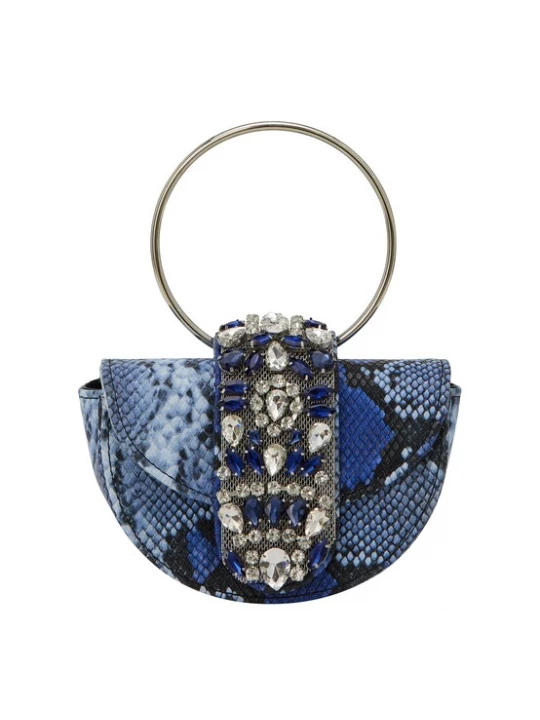 Foto van product NAEMI Clutch lichtblauw / donkerblauw / zwart