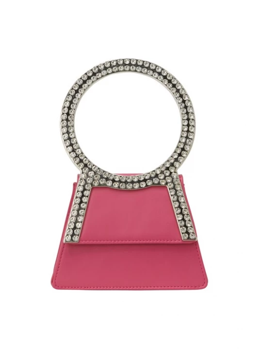 Foto van product NAEMI Clutch pink / zilver