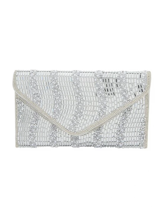 Foto van product NAEMI Clutch zilver / transparant