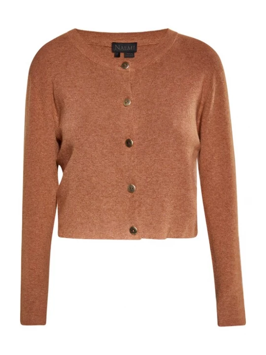 Foto van product NAEMI Gebreid vest bruin