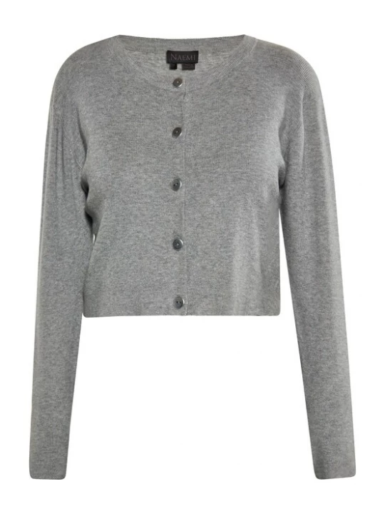 Foto van product NAEMI Gebreid vest grijs