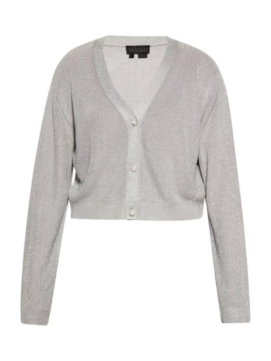 Foto van product NAEMI Gebreid vest grijs
