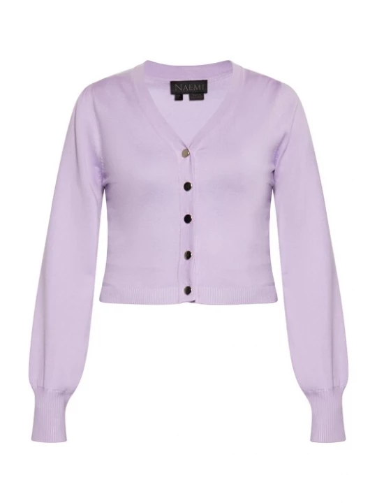 Foto van product NAEMI Gebreid vest lavendel