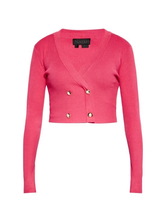 Foto van product NAEMI Gebreid vest pink