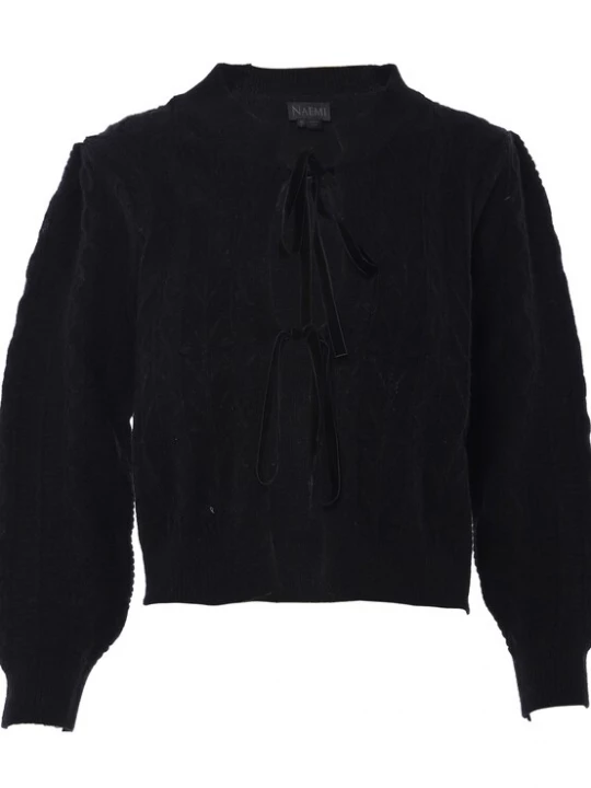 Foto van product NAEMI Gebreid vest zwart