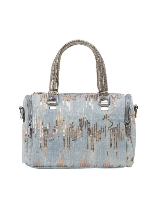 Foto van product faina Handtas blauw denim / zilver