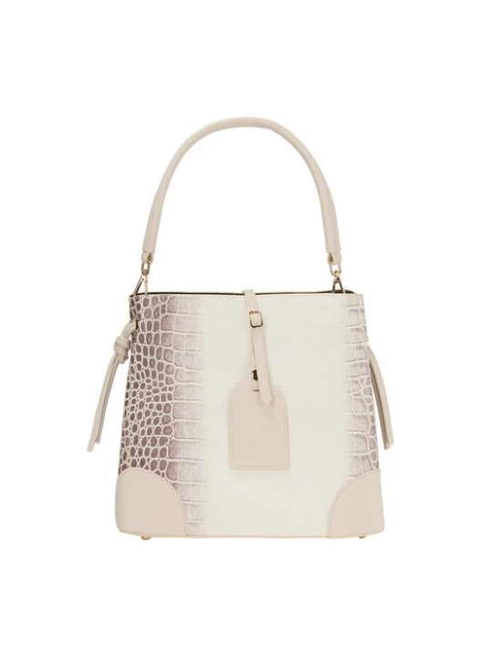 Foto van product NAEMI Handtas bruin / wit