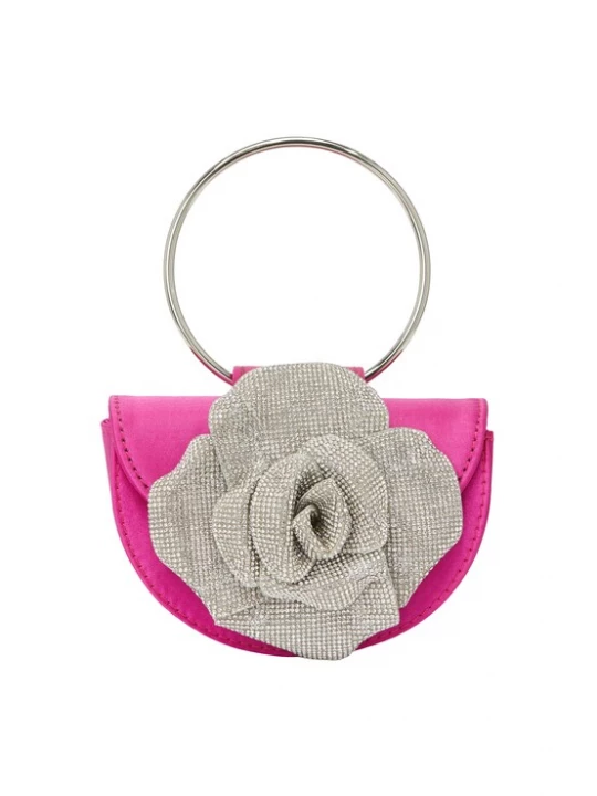 Foto van product NAEMI Handtas fuchsia / zilver