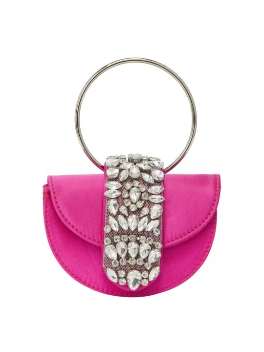 Foto van product NAEMI Handtas fuchsia / zilver