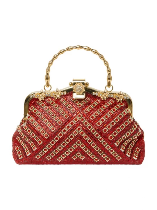 Foto van product NAEMI Handtas goud / rood