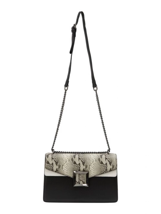 Foto van product NAEMI Handtas grijs / zwart / wit