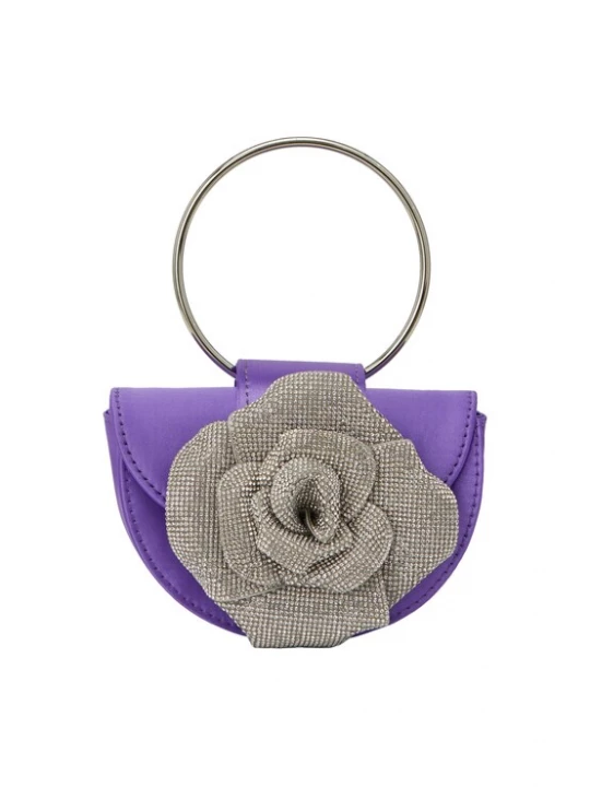 Foto van product faina Handtas grijs / violetblauw / transparant