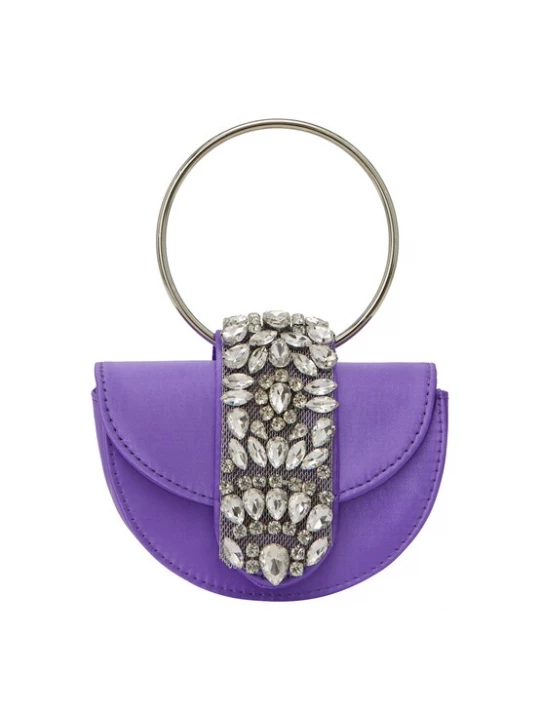 Foto van product NAEMI Handtas lila / zilver