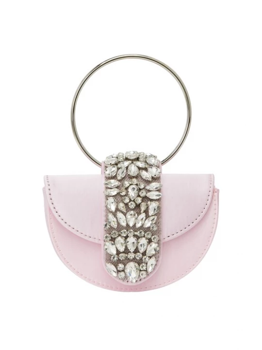 Foto van product NAEMI Handtas rosa / zilver