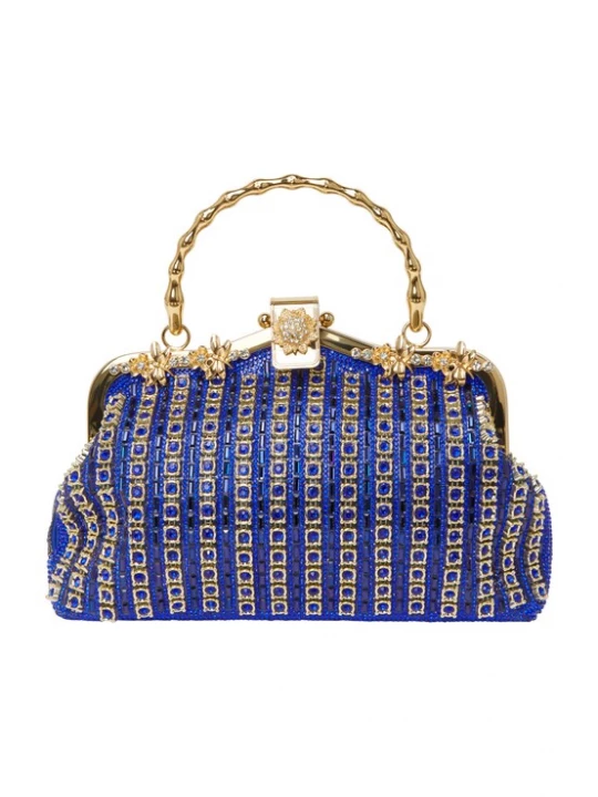 Foto van product NAEMI Handtas royal blue / koningsblauw / goud