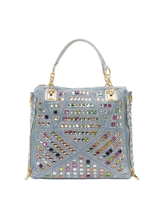 Foto van product NAEMI Handtas smoky blue / gemengde kleuren