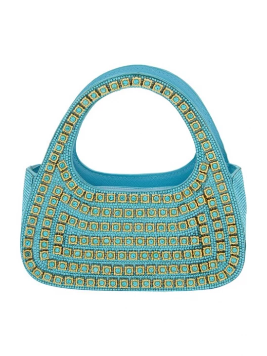 Foto van product faina Handtas turquoise / goud