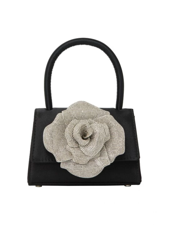 Foto van product NAEMI Handtas zwart / zilver