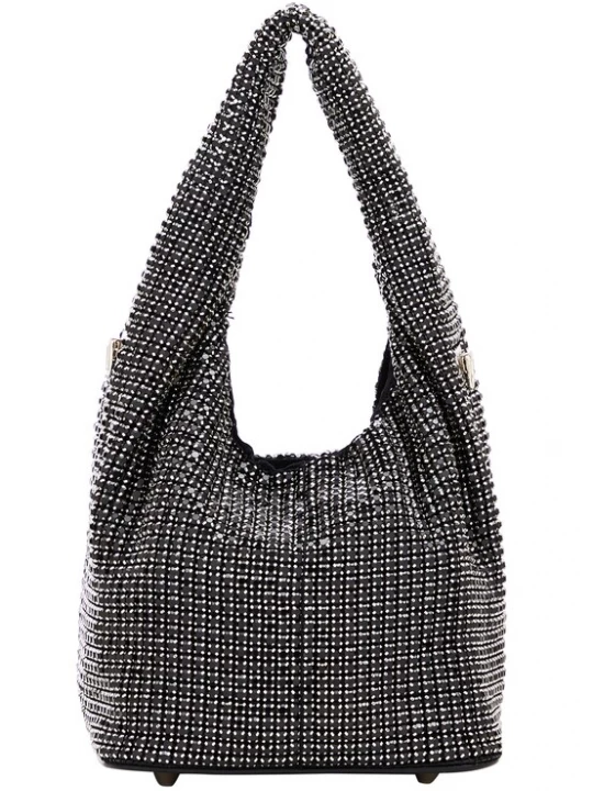 Foto van product NAEMI Handtas zwart / zilver