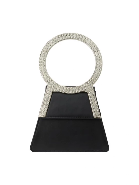 Foto van product NAEMI Handtas zwart / zilver