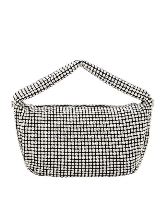 Foto van product NAEMI Handtas zwart / zilver