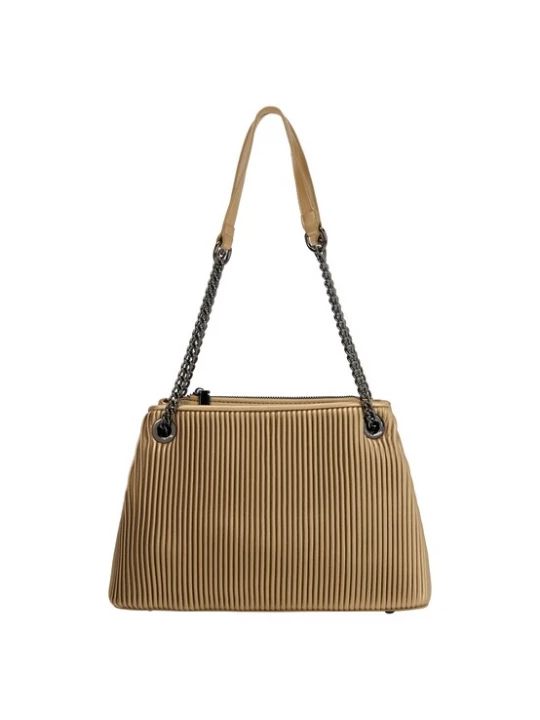 Foto van product faina Schoudertas donkerbeige