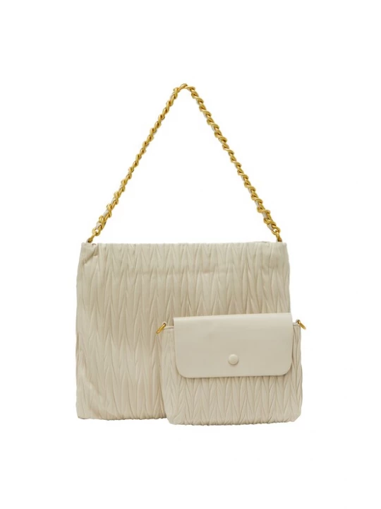 Foto van product faina Schoudertas beige / goud
