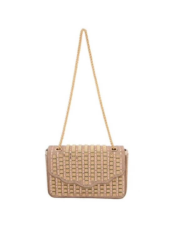 Foto van product faina Schoudertas 'Elegant' champagne / goud