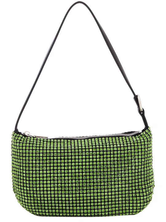 Foto van product FELIPA Schoudertas lichtgroen / zwart