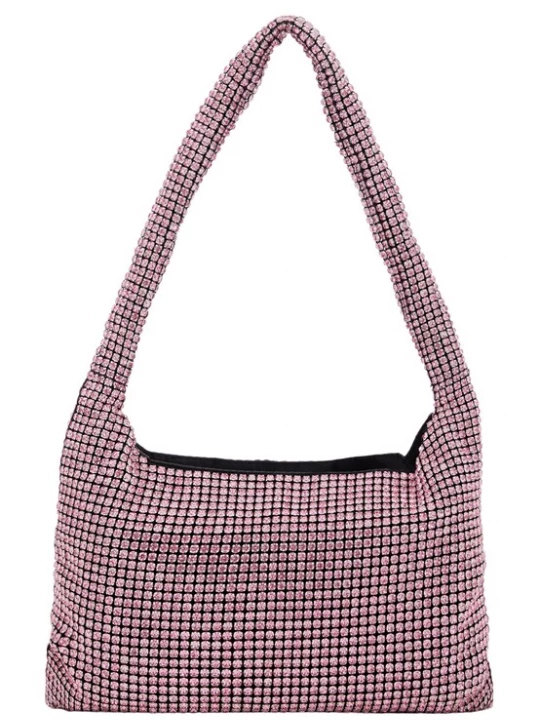 Foto van product NAEMI Schoudertas rosa / zwart