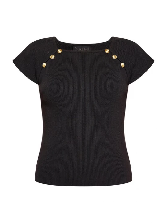 Foto van product NAEMI Shirt goud / zwart