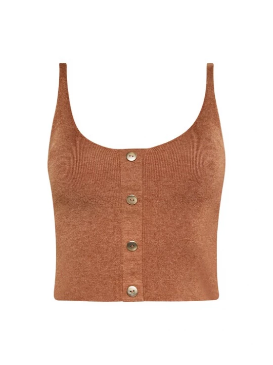 Foto van product NAEMI Gebreide top cognac