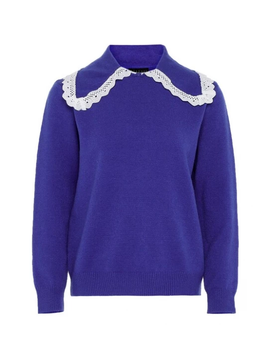 Foto van product NAEMI Trui blauw / wit