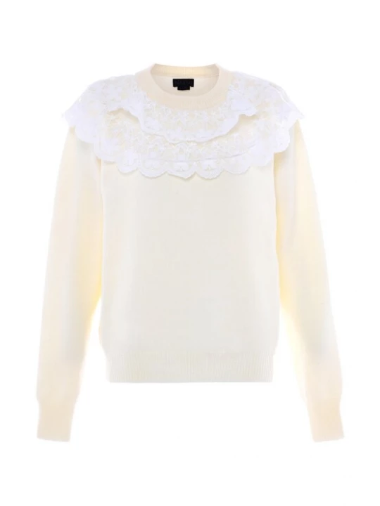 Foto van product NAEMI Trui champagne / wit