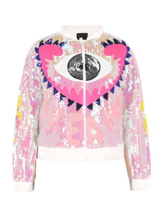 Foto van product NAEMI Tussenjas oudroze / neonroze / pastelroze / donkerroze / zilver
