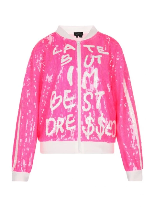 Foto van product NAEMI Tussenjas pink / wit