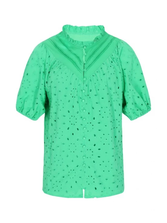 Foto van product NALLY Blouse 'Fashion Look' jade groen