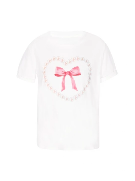 Foto van product faina Shirt pink / wit