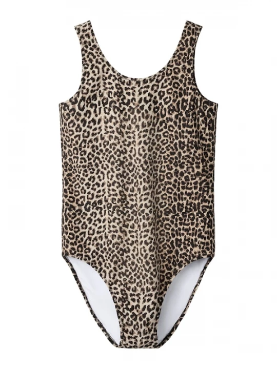 Foto van product NAME IT Badpak 'NKFZANIMAL' donkerbruin