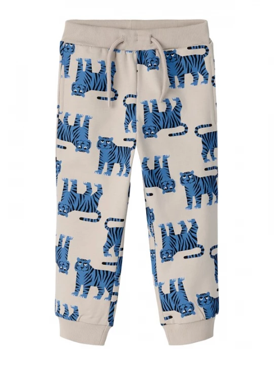 Foto van product NAME IT Broek beige / enziaan / zwart / wit