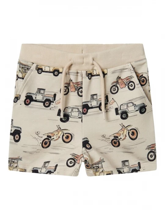 Foto van product NAME IT Broek beige / pasteelgeel / lichtoranje / zwart
