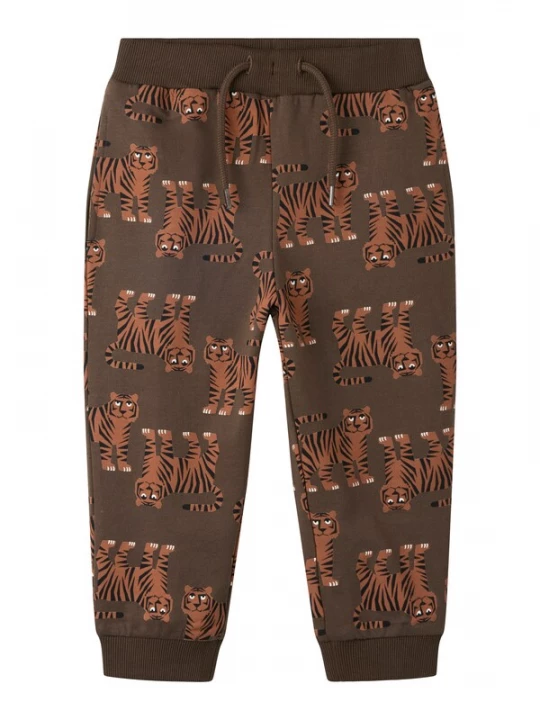 Foto van product NAME IT Broek bruin / cognac / zwart / wit