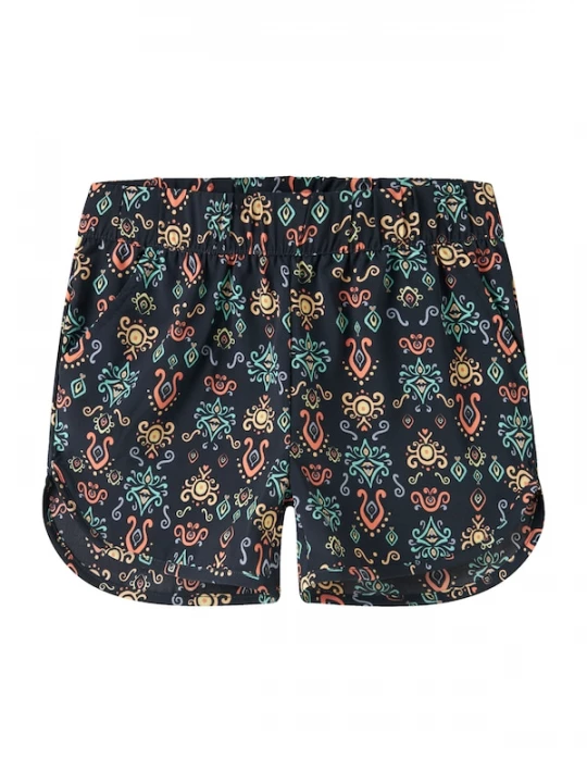 Foto van product NAME IT Broek 'NKFVinaya' nachtblauw / aqua / lavendel / kreeft