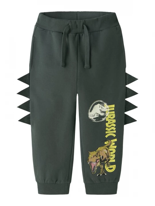 Foto van product NAME IT Broek 'NMMJAL JURASSIC' geel / donkergrijs / olijfgroen